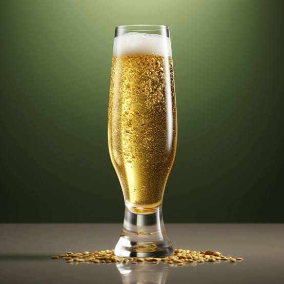 Mélange de biere et soju léger